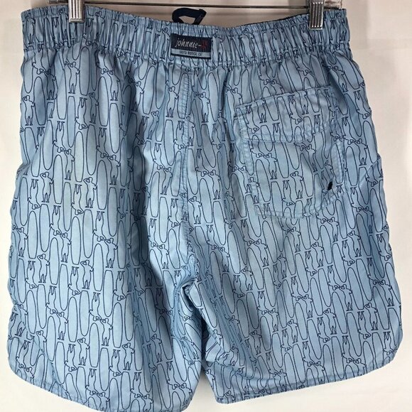 Johnnie-O Blue Swim Trunks Size Medium - Picture 2 of 7